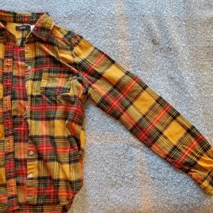 BDG Plaid Longsleeve Button down S
